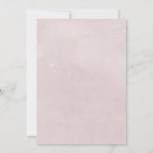 Floral Romance Lingerie Dusche Einladung (Rückseite)