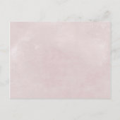 Floral Romance Vielen Dank Empfang Card Postkarte (Rückseite)