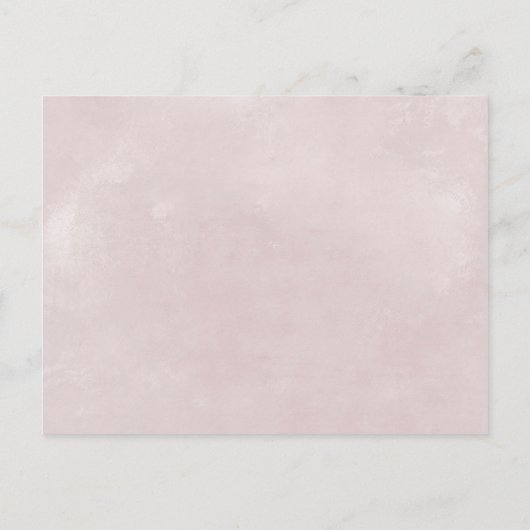 Floral Romance Vielen Dank Empfang Card Postkarte (Rückseite)