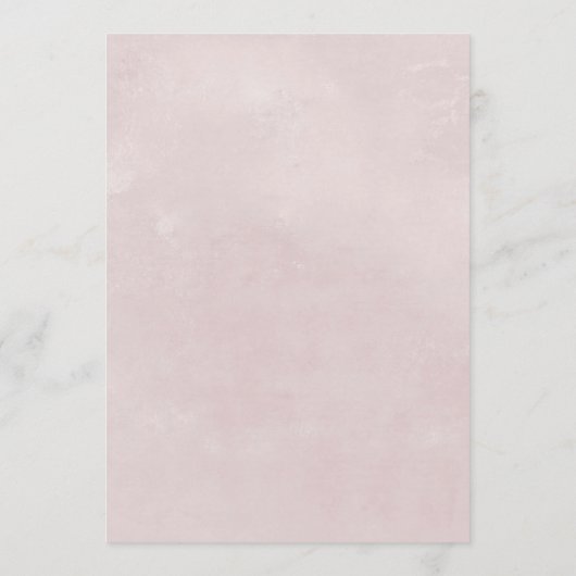 Floral Romance Wedding Hinweiskarte (Rückseite)