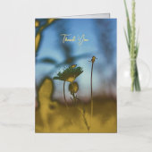 Floral Romantic Poem – Botanical Fantasy Thank You (Vorderseite)