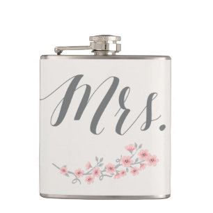 Floral romantische Flachflasche Hochzeitsgeschenke Flachmann