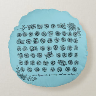 Floral Rosary Prayer Beads - Blessed Mother Mary D Rundes Kissen