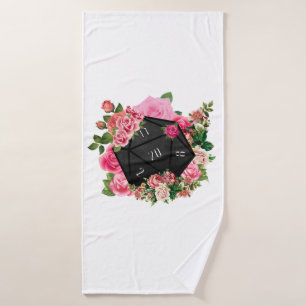 Floral Rose D20 Tabletop RPG Gaming Würfel Badehandtuch