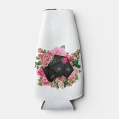 Floral Rose D20 Tabletten RPG Gaming Dice Flaschenkühler (Vorderseite)
