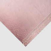 Floral Rose Gold Botanisch Seidenpapier (Ausschnitt)
