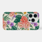 Floral Rose iPhone 15 Case – Elegant Flower Design iPhone Hülle (Rückseite (Horizontal))