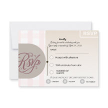 Floral RSVP Card | Custom Wedding Reply Card