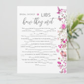 Floral Ruby Rose wie sie Brautparty Game (Stehend Vorderseite)