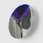 Floral Runde Wanduhr (Winkel)