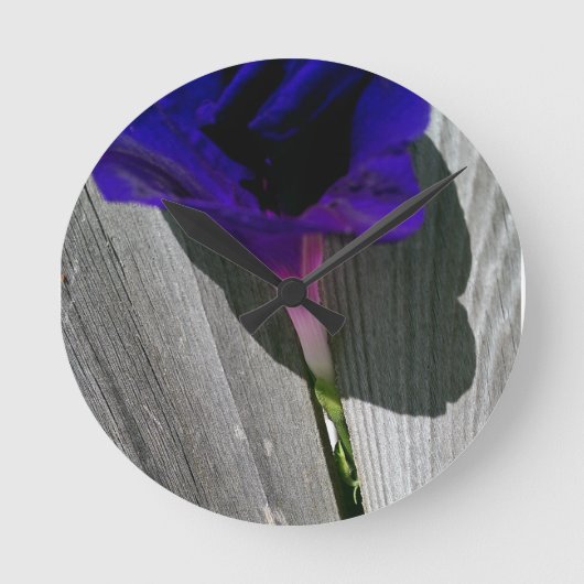 Floral Runde Wanduhr (Vorderseite)