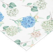 Floral Runner Rug with Hydrangea Design  Mittelgroßer Tischläufer (Ecke)