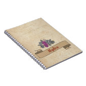 Floral Rustic Inspirier School Notizblock (Rechte Seite)