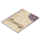 Floral Rustic Inspirier School Notizblock (Linke Seite)