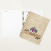 Floral Rustic Inspirier School Planer (Anzeige)
