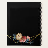 Floral Rustic Magnolia String Ligh Hochzeitsplaner Planer (Rückseite)