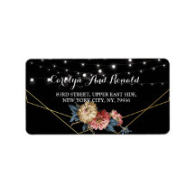 Floral Rustic Magnolia String Lights