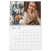 Floral rustikal Vintag elegant boho Kalender (Feb 2027)