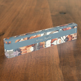 Floral rustikal Vintag elegant stilvoll Namensplakette