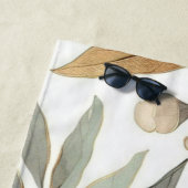 Floral rustikal Vintag elegant stilvoll Strandtuch (Beispiel)