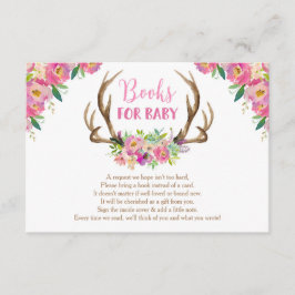 Floral rustikale Bücher für Mädchen mit Kinderdusc Begleitkarte
