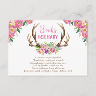 Floral rustikale Bücher für Mädchen mit Kinderdusc Begleitkarte