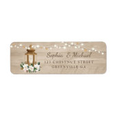 Floral rustikales Holz Lantern Magnolia String Lig (Vorne)