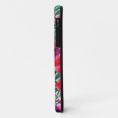 Floral rustikales Retromuster Case-Mate iPhone Hülle (Hinten/Links)