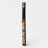 Floral rustikales Retromuster Case-Mate iPhone Hülle (Hinten/Links)