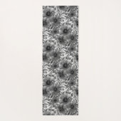 Floral rustikales Retromuster Yogamatte (Rückseite)