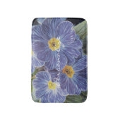 Floral rutschfester Bademantel mit blauem Blume Fo Badematte (Vorderseite Vertikal)