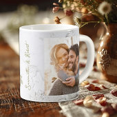 Floral Sacred Heart With Soft Neutrals & Botanical Kaffeetasse