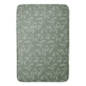 Floral Sage Green Badematte (Vorderseite Vertikal)