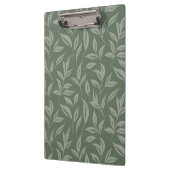Floral Sage Green Klemmbrett (Links)
