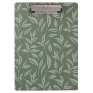 Floral Sage Green Klemmbrett