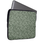 Floral Sage Green Laptopschutzhülle (Vorne Rechts)