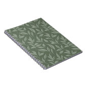 Floral Sage Green Notizblock (Rechte Seite)