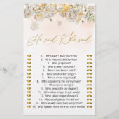 Floral sagte er sagte sie raten, wer sagte, es Spi (Vorderseite)