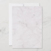 Floral Sakura Cherry Blossom Hochzeitskarte Einladung (Rückseite)