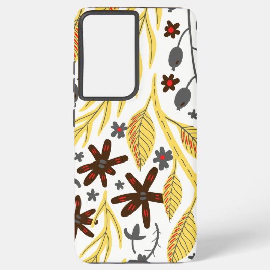 Floral Samsung Galaxy Hülle (Rückseite)