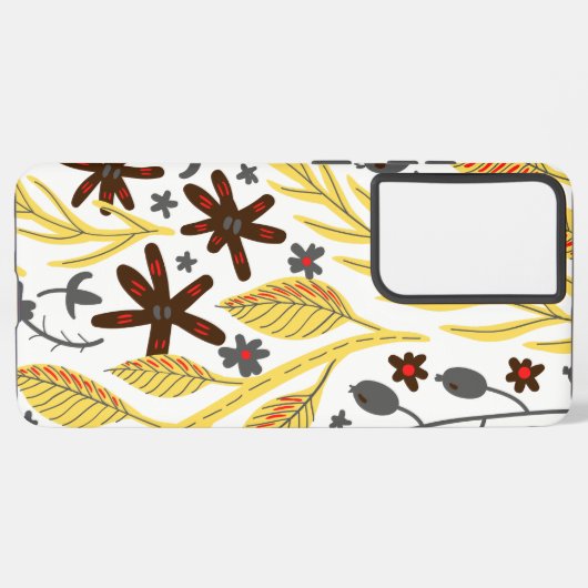 Floral Samsung Galaxy Hülle (Linke Seite)