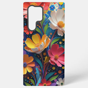 floral samsung galaxy hülle