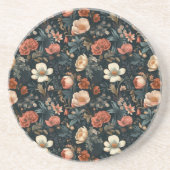 Floral Sandstone Untersetzer (Vorne)