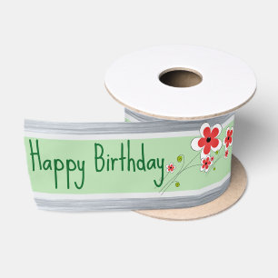 floral satinband