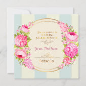 floral save the date (Vorderseite)