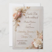 floral save the date (Vorderseite)