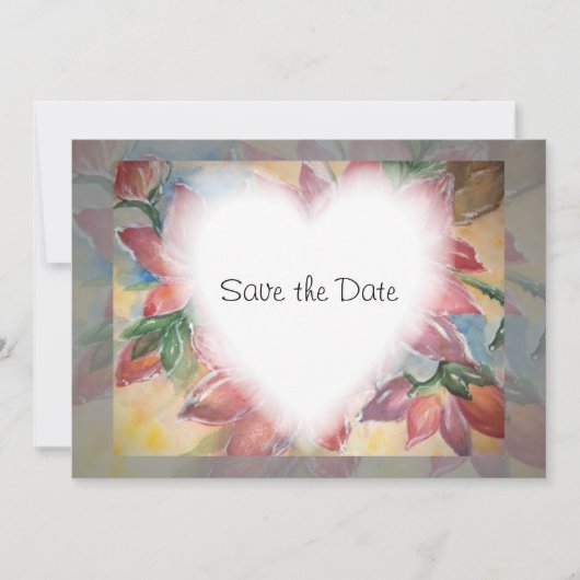 floral save the date (Vorderseite)