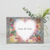 floral save the date (Stehend Vorderseite)
