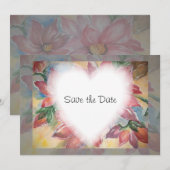 floral save the date (Vorne/Hinten)
