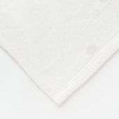 Floral scandi Rainbow Baby 1. Jahr Milestone Fleecedecke (Ecke)